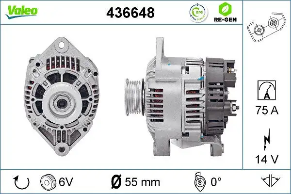 Alternateur VALEO 436648