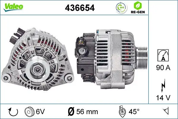 Alternateur VALEO 436654