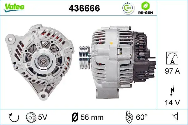 Alternateur VALEO 436666