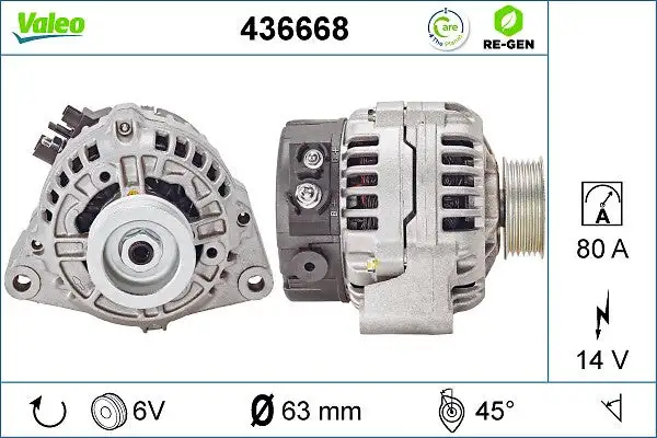 Alternateur VALEO 436668