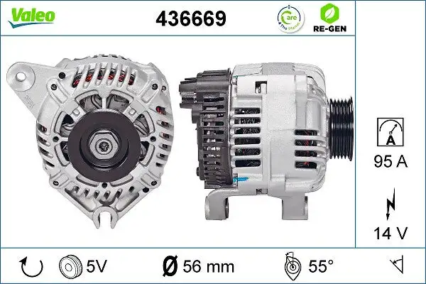 Alternateur VALEO 436669
