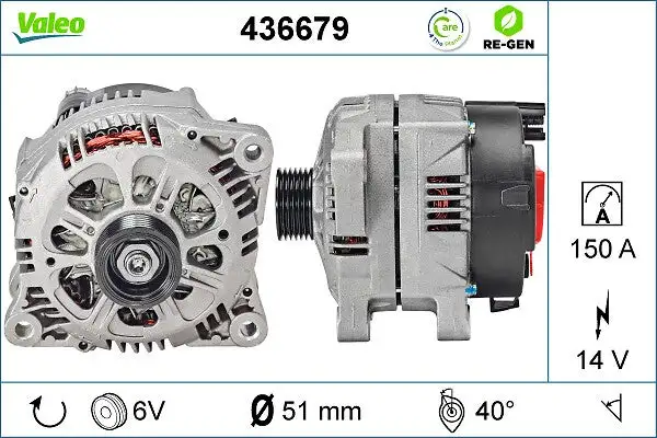 Alternateur VALEO 436679