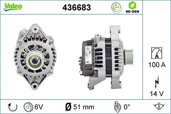 Alternateur VALEO 436683