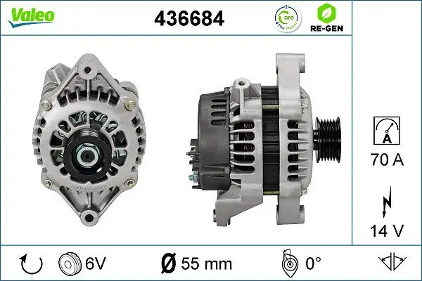 Alternateur VALEO 436684