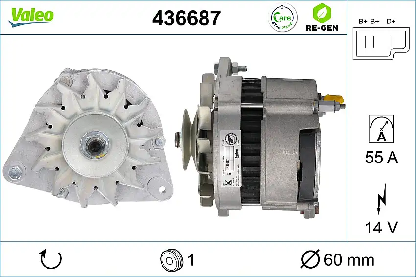 Alternateur VALEO 436687