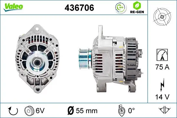 Alternateur VALEO 436706