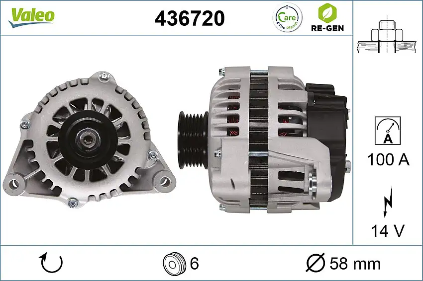Alternateur VALEO 436720