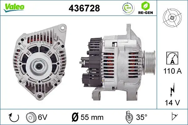 Alternateur VALEO 436728