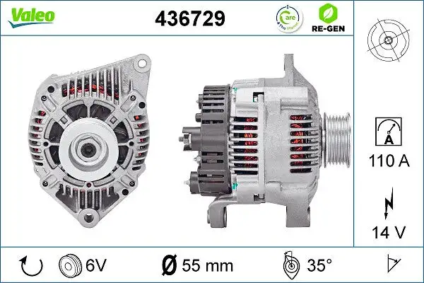 Alternateur VALEO 436729
