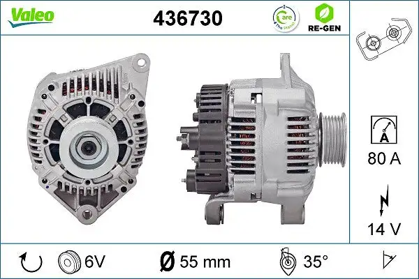 Alternateur VALEO 436730