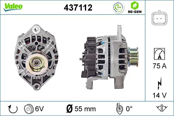 Alternateur VALEO 437112