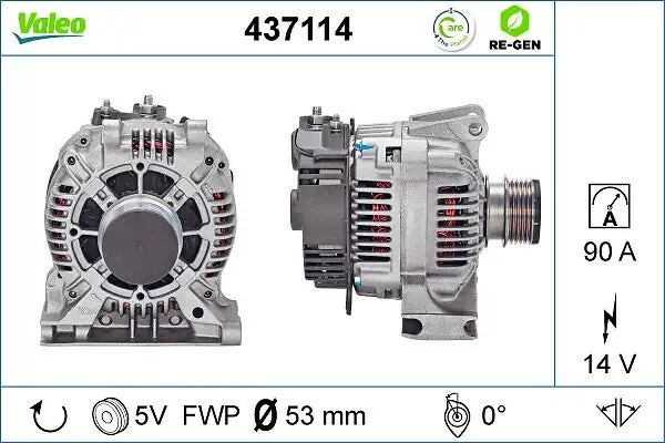 Alternateur VALEO 437114
