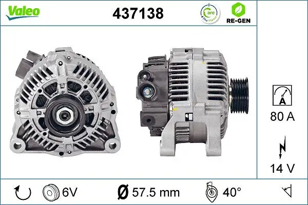 Alternateur VALEO 437138