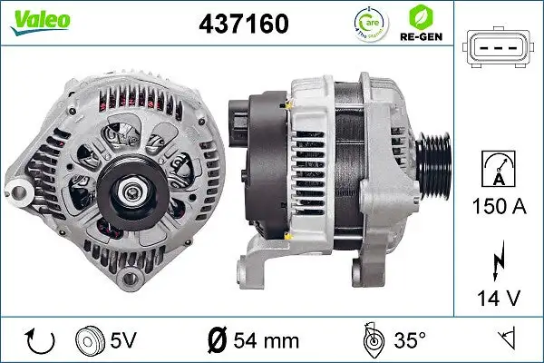 Alternateur VALEO 437160