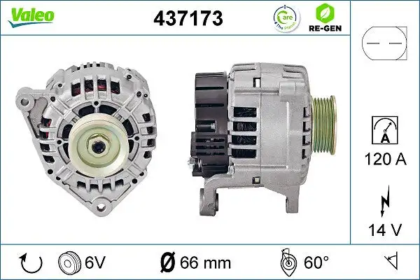 Alternateur VALEO 437173