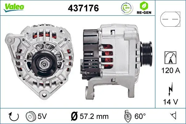 Alternateur VALEO 437176