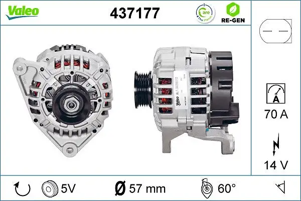 Alternateur VALEO 437177