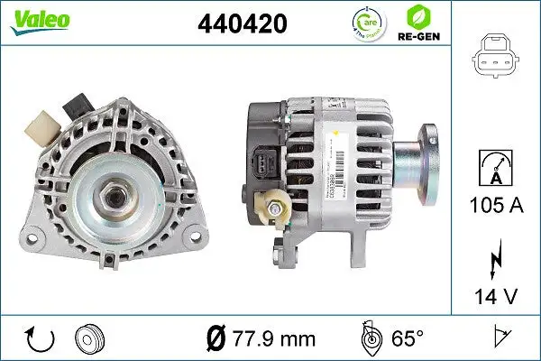 Alternateur VALEO 440420