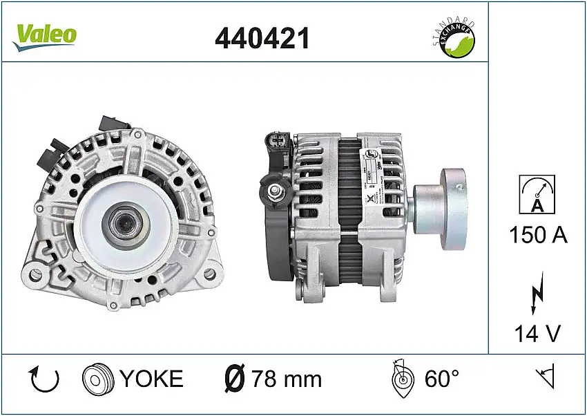 Alternateur VALEO 440421