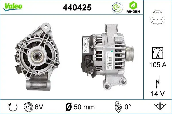 Alternateur VALEO 440425
