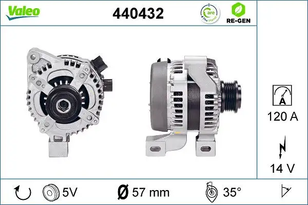 Alternateur VALEO 440432