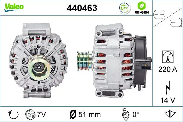 Alternateur VALEO 440463