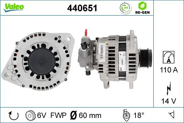 Alternateur VALEO 440651