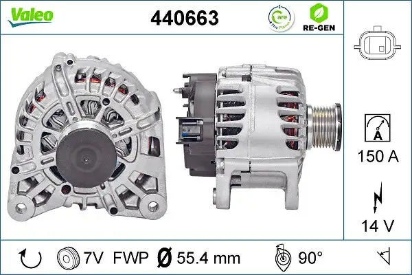 Alternateur VALEO 440663