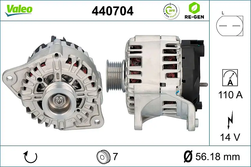Alternateur VALEO 440704