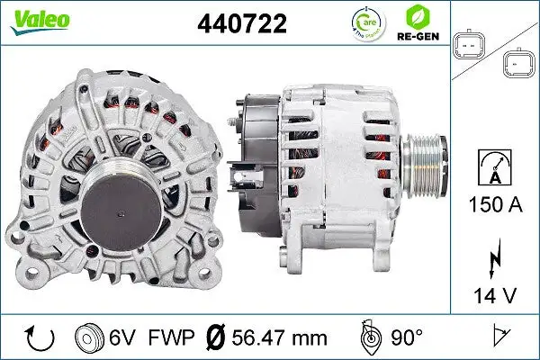 Alternateur VALEO 440722
