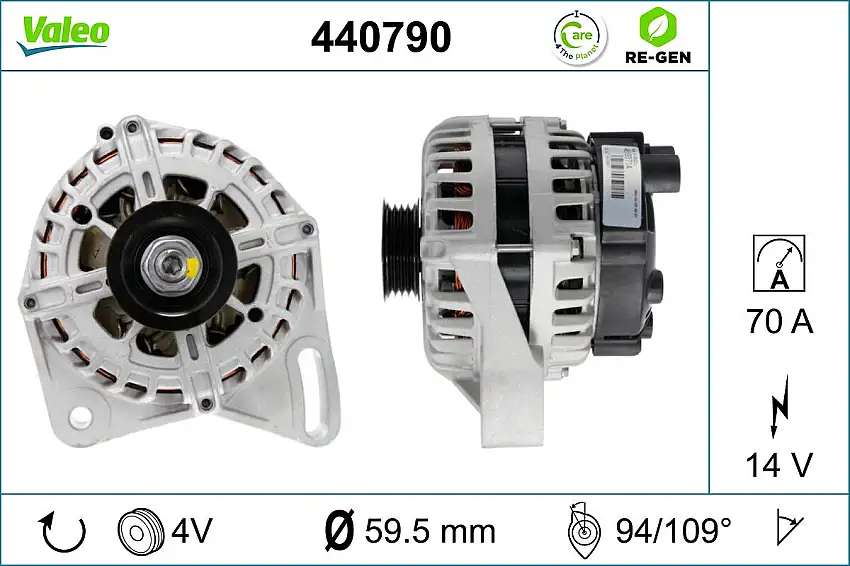 Alternateur VALEO 440790