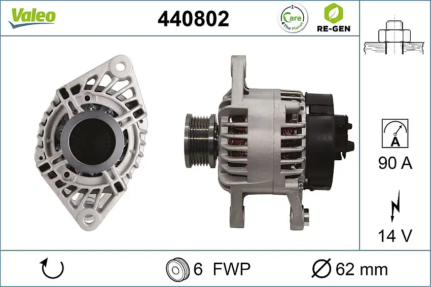 Alternateur VALEO 440802