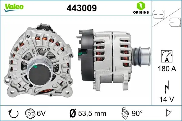 Alternateur VALEO 443009