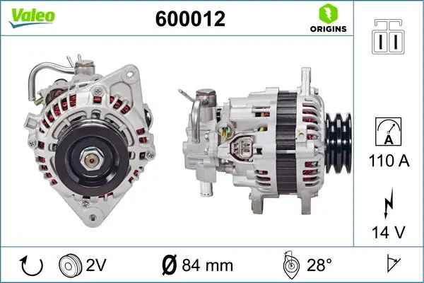 Alternateur VALEO 600012