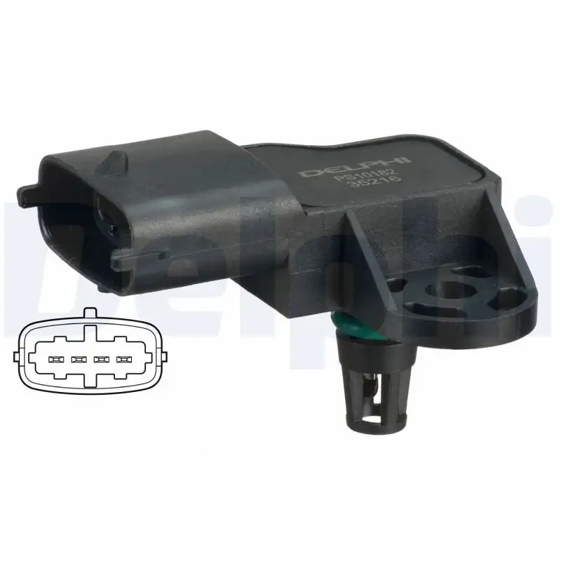 Capteur, pression de suralimentation DELPHI PS10182
