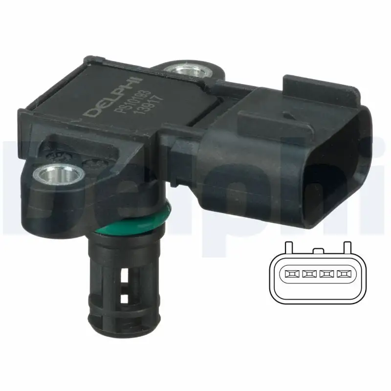 Capteur, pression de suralimentation DELPHI PS10193